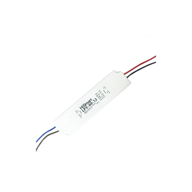 Power supply 12V, 5A, 60W, IP67