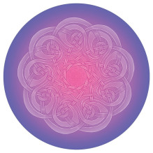 Blue Angel Circles Of Healing Cards