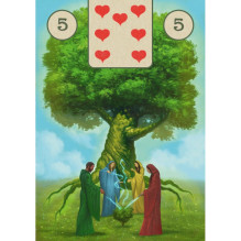 Lo Scarabeo Pagan Lenormand Oracle Kortos