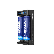 Įkroviklis - Xtar MC2 PLUS 2-Bay Li-Ion NiMH 5V Kompaktiškas Dizainas