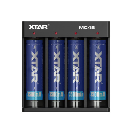 Battery Charger - Xtar MC4S 4-Bay Li-ion NiMH 5V Input 4.2V Output 1A ...
