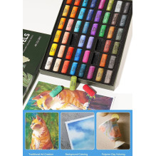 Minkštų pastelių rinkinys ARRTX, 48 spalvų