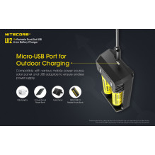 Nitecore UI2 Portable Dual-slot USB Baterijų įkroviklis Nitecore UI2 Portable Dual-slot USB Baterijų įkroviklis