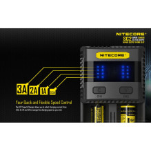 NITECORE SC2 Superb Charger Baterijų įkroviklis NITECORE SC2 Superb Charger Baterijų įkroviklis