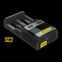 NITECORE SC2 Superb Charger Baterijų įkroviklis NITECORE SC2 Superb Charger Baterijų įkroviklis