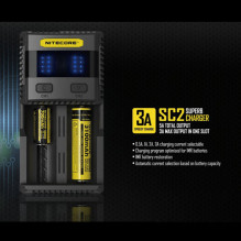 NITECORE SC2 Superb Charger Baterijų įkroviklis NITECORE SC2 Superb Charger Baterijų įkroviklis