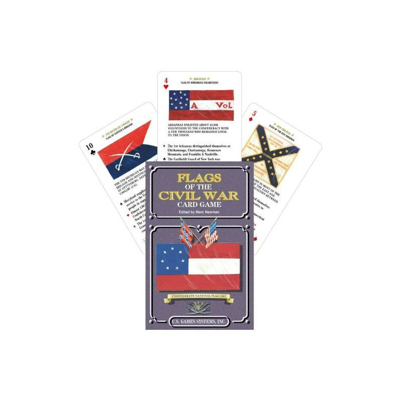 Flags Of The Civil War Playing Cards