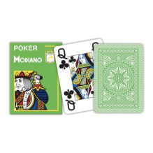Poker 4 Jumbo Index Modiano Žaidimų Kortos (Šviesiai Žalios)
