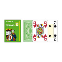 Poker 4 Jumbo Index Modiano Žaidimų Kortos (Šviesiai Žalios)
