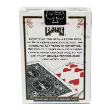 Bicycle Rider Standard Four Card Deck (Black and Red)
