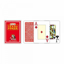 Modiano Texas Poker Hold Em Jumbo Index Playing Cards (Red)
