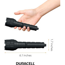 Baterijų Lemputė - Duracell LED Prožektorius su Guma Baterijų Lemputė - Duracell LED Prožektorius su Guma