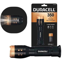 Duracell Aluminum Focusing LED Flashlight 350 Lumens prožektorius Duracell Aluminum Focusing LED Flashlight 350 Lumens prožektorius