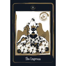 AGM Golden Black Cat Tarot Kortos