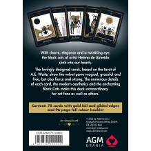 AGM Golden Black Cat Tarot Kortos