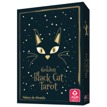 AGM Golden Black Cat Tarot Kortos