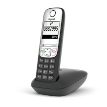 Belaidis Telefonas - GIGASET A690 100 Įrašų Telefonų Knyga, 14h Pokalbių Laikas, Juodas