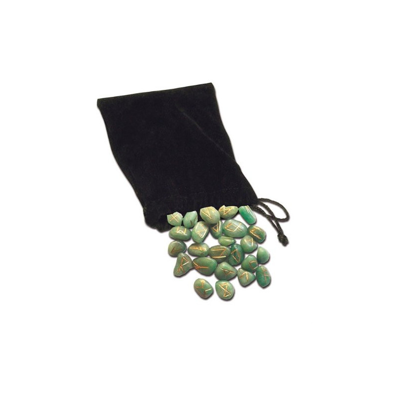Lo Scarabeo Green Aventurine Runos