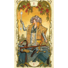 Lo Scarabeo Mucha Tarot Kortos
