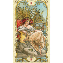 Lo Scarabeo Mucha Tarot Kortos