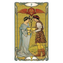 Tarot Mini Kortos Lo Scarabeo Golden Art Nouveau