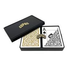 Copag 1546 Elite Poker Size - Jumbo Index Playing Cards Double Deck (Gold Black)