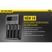 Nitecore Intellicharger New i4 Baterijų įkroviklis Nitecore Intellicharger New i4 Baterijų įkroviklis