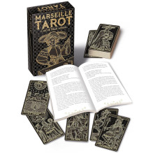 Lo Scarabeo Marseille Tarot Cards Gold and Black Sp. Edition Lo Scarabeo Marseille Tarot Cards Gold and Black Sp. Edition