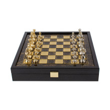 Manopoulos Classic Metal Staunton Chess Set 27cm Manopoulos Classic Metal Staunton Chess Set 27cm