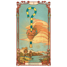 Lo Scarabeo Egyptian Art Nouveau Tarot Kortos