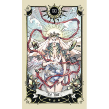 Llewellyn Mystical Manga Tarot Mini Kortos