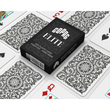 Copag 1546 Elite Poker Size - Jumbo Index Žaidimų Kortos (Juodos)