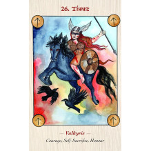 Blue Angel Norse Goddess Rune Oracle Kortos