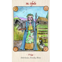 Blue Angel Norse Goddess Rune Oracle Kortos