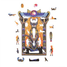 Fantasy Puzzles Bastet Wooden Puzzle M Size (150 pieces)