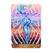 Blue Angel Unveiling The Golden Age: A Visionary Tarot Kortos