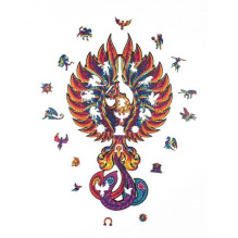 Fantasy Puzzles Fenix Wooden Puzzle M Size (130 pieces)