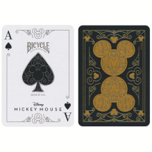 Bicycle Disney Mickey Mouse Kortos (Juodos Ir Auksinės) Bicycle Disney Mickey Mouse Kortos (Juodos Ir Auksinės)