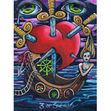 Schiffer Publishing Bonefire Tarot Kortos 2-asis Leidimas