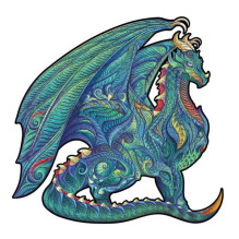 Fantasy Puzzles Dragon Dėlionė Iš Medžio XL Dydis (870 detalių)