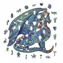 Fantasy Puzzles Dragon Wooden Puzzle XL Size (870 pieces) Fantasy Puzzles Dragon Wooden Puzzle XL Size (870 pieces)