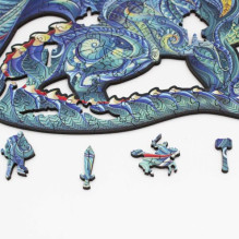 Fantasy Puzzles Dragon Wooden Puzzle XL Size (870 pieces) Fantasy Puzzles Dragon Wooden Puzzle XL Size (870 pieces)