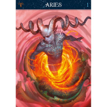 Lo Scarabeo Barbieri Zodiac Oracle kortos