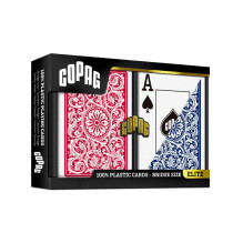 Copag Elite Bridge Jumbo Index Playing Cards Double Deck (Red Blue)