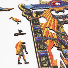 Fantasy Puzzles Bastet Wooden Jigsaw Puzzle L Size (300 pieces)