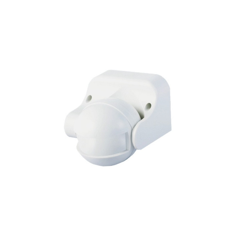 Microwave motion sensor, wall-mounted, 180/360 degrees, 5-15m, 300W, 0.1-2000lux, 5.8GHz CW, ISM