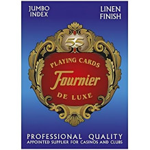 Fournier 818 Linen Finish Pokerio Kortos (Mėlyna)