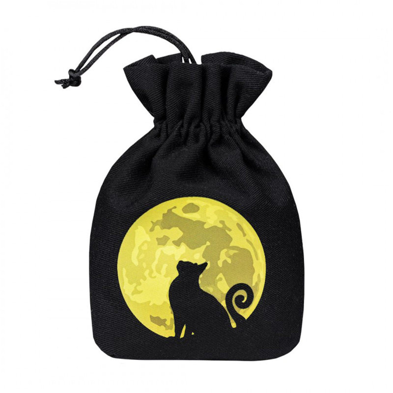 Q Workshop Cats The Mooncat Dice Bag