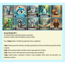 Fantasy Puzzles Lavinamoji Dėlionė Iš Medžio (Gyvūnų kolekcija nr. 2) (LT)