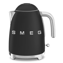 Electric Kettle - SMEG KLF03BLMEU 1.7L 2400W Stainless Steel Black Electric Kettle - SMEG KLF03BLMEU 1.7L 2400W Stainless Steel Black